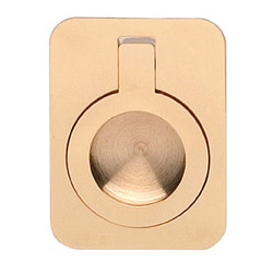 Omnia 9588/60. Rectangular Drop Ring-Solid Brass