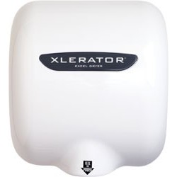 Excel Dryer Inc. XL-BW Xlerator Hand Dryer, Color- White Thermoset Resin