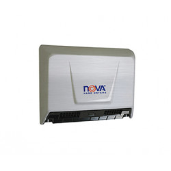 World Dryer 093000000 NOVA 2 Economical Automatic Hand Dryer, Steel Material, White-Finish
