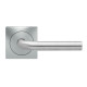 Karcher Design UER25 Lever sets "Malta" for pre-bored door(2 1/8"),Satin stainless steel