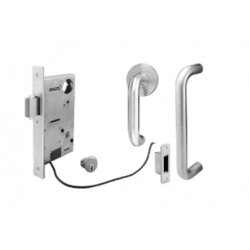 INOX PD97 Electrified Mortise Lock with PHIX31108ST Surface Pull