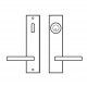 Karcher Design UEL52 Lever Handle Sets "Milano" Tubular Entry Set - Lever/Lever (Entry, 5 1/2" Ctc)