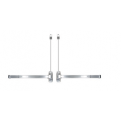 INOX ED93F-LBR3684PR Less Bottom Rod, 36" x 84" Fire Rated(Pair Only), Satin Stainless Steel