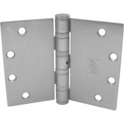 PBB WT4B51 Wide Throw Heavy Weight Four Bearing Stainless Steel Hinge, Full Mortise