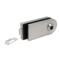 Modric SS813 Allgood Horizontal Latch Patch Fitting, Satin Stainless Steel