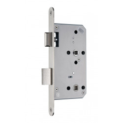Modric SS7608FN60 Allgood Hardware 76 Series Vertical Bathroom Lock, Satin Stainless Steel