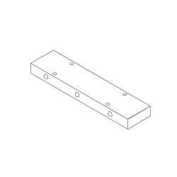 Rixson 608019 Mountain Bracket Center Hung For Overhead Concealed Closers