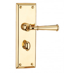 Von Morris 9121 Small Abington Escutcheon Sets With Small Turned Lever, Entry Mortise