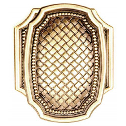 Von Morris 9072957262 Weave Knob With Large Weave Rose, Entry Mortise