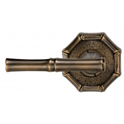 Von Morris 8830/5526 Bamboo Lever With Large Bamboo Rose, Dummy Trim