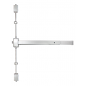 Cal Royal NALRM F22-3PT-4896 ALUM LHR Surface Vertical Rod, Three-Point Latching Exit Device
