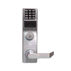 Alarm Lock PDLN4100 Trilogy Wireless Pin Prox Lock w/ Privacy, Satin Chrome