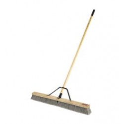 Rubbermaid Commercial Products 2040049 36" Assembled Push Broom Fine Polyethylene Bristle