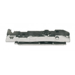 Hafele 348.38. Straight Baseplate, Grass Tiomos 2-Point Fixing with Wood Screws