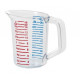 Rubbermaid Commercial Products FG321 Bouncer Measuring Cup, Clear