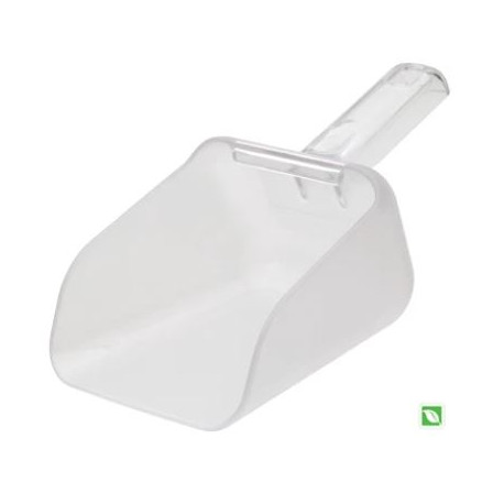 Rubbermaid Commercial Products FG9F7 Bouncer Contour Scoop, Clear