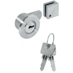 Hafele 233.47.00 Glass Door Cam Lock , for Single Doors