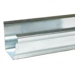 Amerimax K-Style Gutter, Galvanized Steel, 5-In. x 10-Ft.