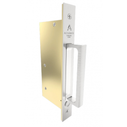 Accurate Lock & Hardware 2011PDP Spring Loaded Pocket Door Edge Pull, Large Bale