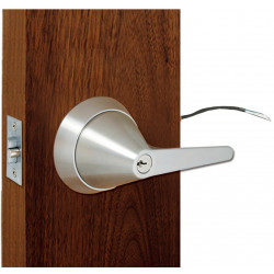 TownSteel XTRX-L-303 Motorized Cylindrical Lock w/ Ligature Resistant Trim-Lever, Satin Stainless Steel
