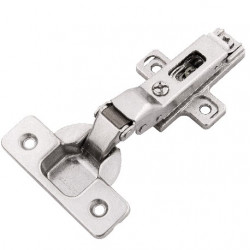 Hickory Hardware HH075222-14 Concealed Self-Closing Cabinet Hinge, Polished Nickel, Pair