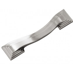 Hickory Hardware P3100-SN Deco Cabinet Pull, Center to Center Length 3 1/2", Satin Nickel