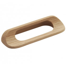 Hickory Hardware P676-UW Natural Woodcraft Cabinet Pull, Center to Center Length 3 3/4", Unfinished Wood