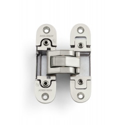 McKinney MK80SS Concealed Hinge, Non-Handed, Fire Rated, (4 3/8" x 1 1/8"), Dull Stainless Steel