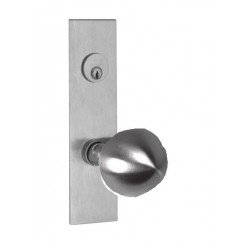 Marks USA 5/55CP Grade 1 Mortise Lockset w/ Knob & Capitol Plate Design, 3-Hr Fire Rating