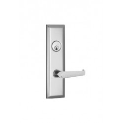 Marks USA NY New Yorker Mortise Lockset Plate Design Levers, Grade 1 (3 Hour Fire Rating)