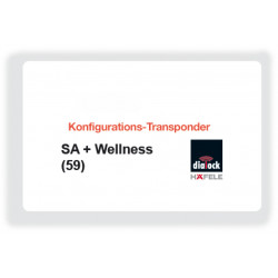 Hafele 917.42.120 Configuration Key Card, SA + Wellness 59, Dialock, Tag-It ISO