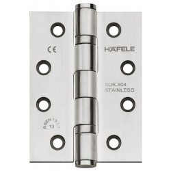 Hafele 926.98.120 Startec, Drill-in Hinge for Flush Interior Doors Up to 120 Kg, Satin