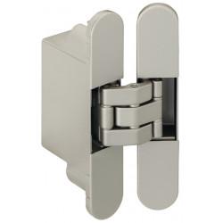 Hafele 927.91.816 Door Hinge, Startec, 3D Adjustable, Self-Closing, Matt Chrome, Size - 160 mm