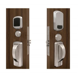 TownSteel XMRXA Electronic Motorized Mortise, Ligature Resistant Arch Trim, Satin Stainless Steel