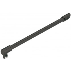 Hafele 981.02.073 Stabilising Rod for Shower Walls 45 Degree, Brass, Graphite Black, PVD Coated