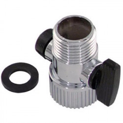 Brass Craft Service Parts 337-733 Shower Flow Control, Chrome, 1/2-In. Female Pipe Thread x 1/2-In. Male Pipe Thread