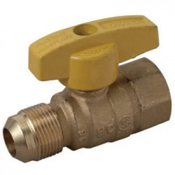 Brass Craft Service Parts PSSC-60 Straight Gas Valve, 5/8-In. O.D. x 3/4-In. Female Pipe Thread
