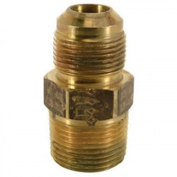 Brass Craft Service Parts MAU2-10-12 K5 Gas Pipe Fitting, Brass, 15/16 OD x 3/4 In. MPT
