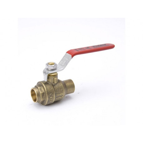 B&K LLC 107-553NL Stop & Waste Ball Valve, Lead Free, Forged Brass, 1/2-In.