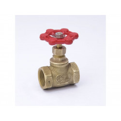 BK Products 230-2-12-12 Brass 1/2-in FIP x 1/2-in FIP Stop Valve - Lead-Free