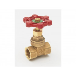 BK Products 100-40 Threaded Gate Valve, Lead-Free Brass