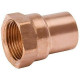 B&K LLC W 01231P10 Copper Pipe Fitting Project Pack, Female Pipe Adapter, 1/2-In., 10-Pk.