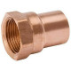B&K LLC W 01246P10 Copper Pipe Fitting Project Pack, Female Pipe Adapter, 3/4 x 3/4-In., 10-Pk.