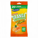 Delta Brands 94067-16 Multi-Purpose Flat Wipes - Orange Citrus