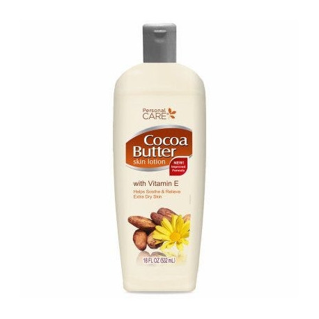 Delta Brands 92153-12 Cocoa Butter Skin Lotion with Vitamin E, 18 oz