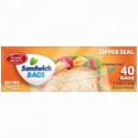Delta Brands 6073-24 Sandwich Bags - Zipper Seal