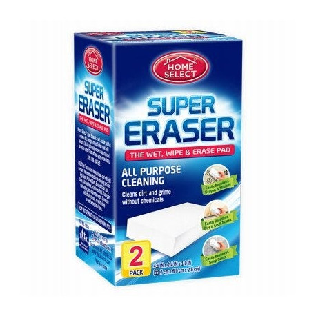 Delta Brands 11636-12 Super Eraser Disposable Cleaning Pads, 2 Pack