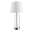 Globe Electric 67155 Maya Clear Glass Fillable Table Lamp, 20" Height