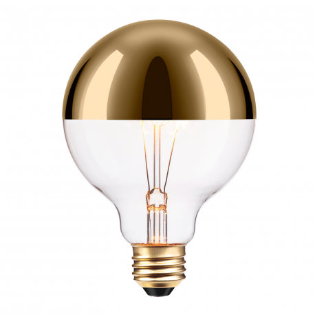 Globe Electric 84649 Gold Vintage Edison E26 Base Light Bulb, 40W