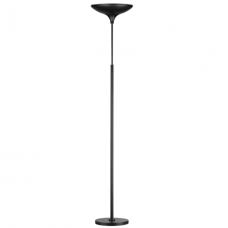 Globe Electric 12784 LED Integrated Torchiere Matte Black Floor Lamp